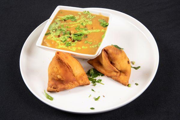 Samosa Mattar Chat