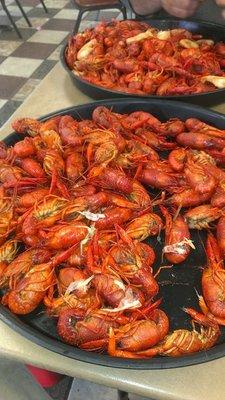 Crawfish by the pound