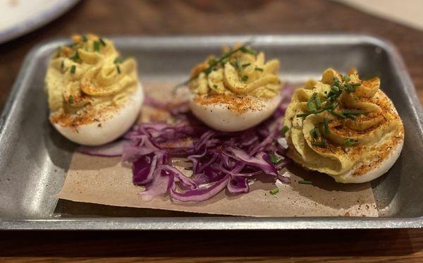 Creole deviled eggs! Simply the best!!!!