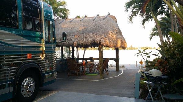 Lot 69 - private tiki hut, private dock, open water view!