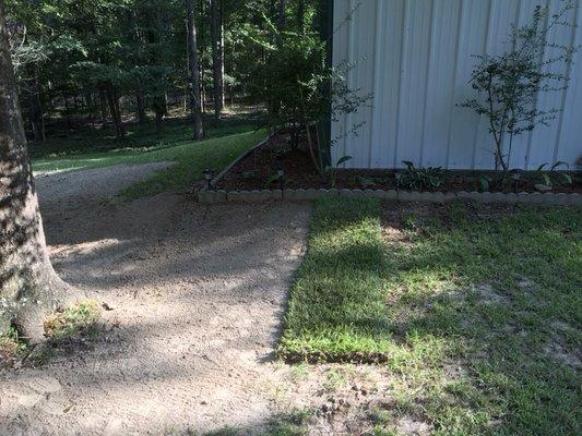 Old Union, AR//Landscape//Sod Laying//Before & After Comparison