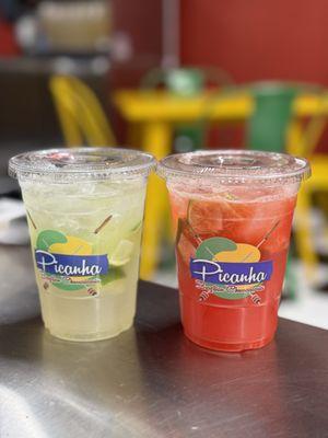 Brazilian lemonade & Brazilian strawberry lemonade  @dangit.all