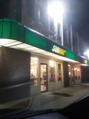 Subway Store front.