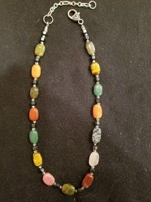 Multi Gem Stone Necklace