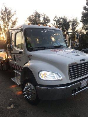 Beautiful tow truck and beautiful steve