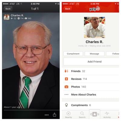 Heads up that Charles R is an account created by the realtor himself.