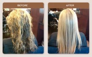 Before & After...get rid of frizz & welcome SHINY SMOOTH hair that takes half the effort!