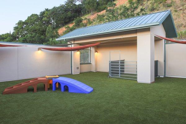 Upstairs play yard