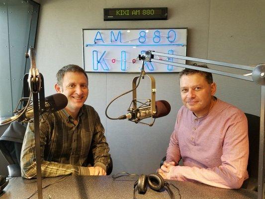 With Ben Solomon at KIXI AM 880 Radio