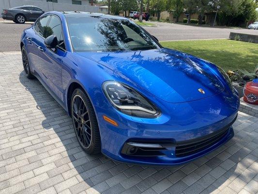 All polished up and applied a high gloss wax. Car detailing done the right way.