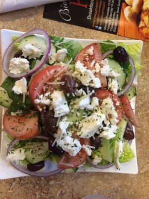 Garden salad with ALL the fixins!!