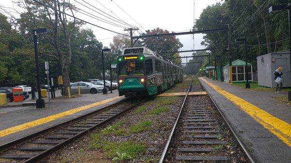 Outbound train at Eliot