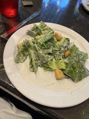 Half Caesar salad