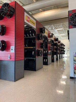 Tire shelf