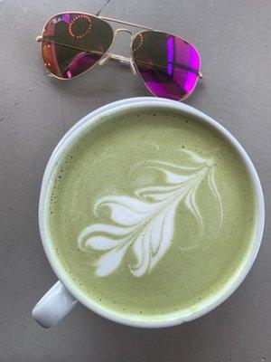 Matcha tea latte