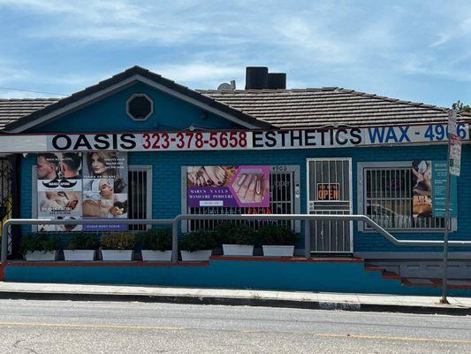 OASIS HEALING ESTHETICS SPA BEAUTY HAIR SALON 4906 MELROE AVE. LA. 90029
 323 378-5658