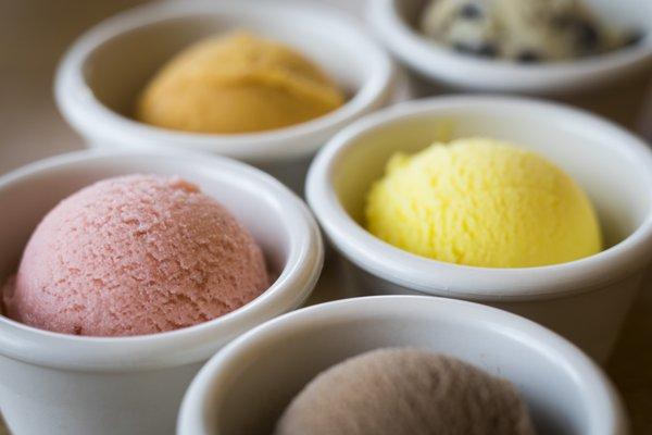 Homemade ice cream - featuring unique and seasonal flavors.