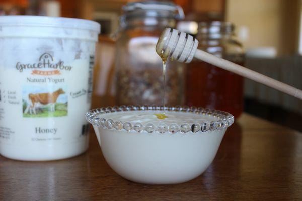 Fresh Honey yogurt!