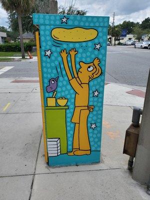 Electrical Box art on the main street