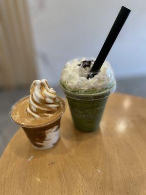 Affogato & Matcha Oreo Frappe