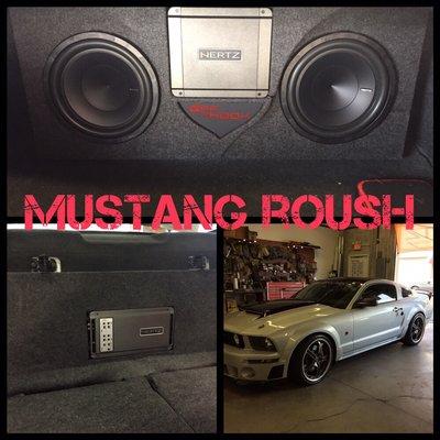 Custom Mustang stereo system