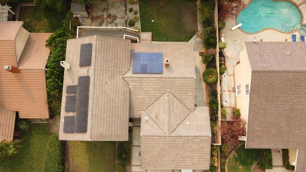 Beautiful solar panel installation on one of our recent Sout