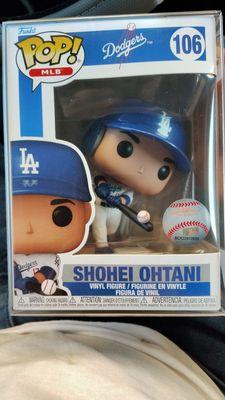 Shohei Ohtani up to bat Funk Pop. Pretty cool! Dodgers 2024 World Series Champions!!