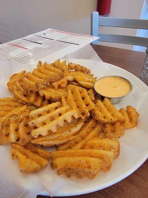 Waffle fries