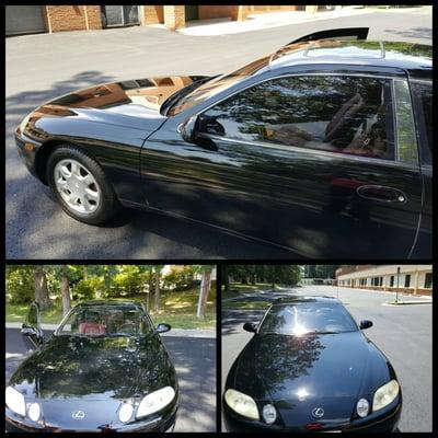 1995 Lexus SC 400, renewed by Kensington Auto! They also do autobody work in addition to hand washing, and detailing vehicles!