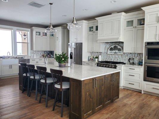 Kitchen - Painted and Alder