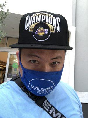 2020 LOS ANGELES LAKERS NBA CHAMP HAT!