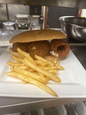 Breaded Cod sandwich