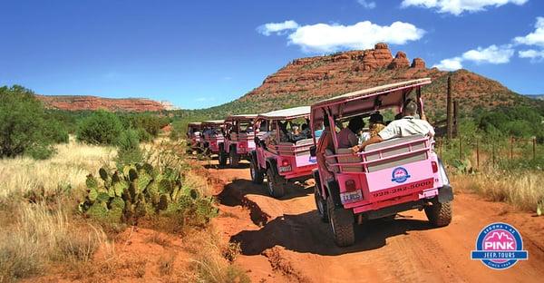 Plan your next special event or group excursion with Pink Jeep Tours Sedona.