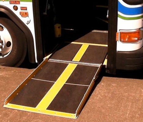 The style bus ramp as the one which our RRTA Gilligs, are equipped with.