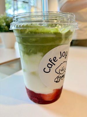 Strawberry Matcha Latte