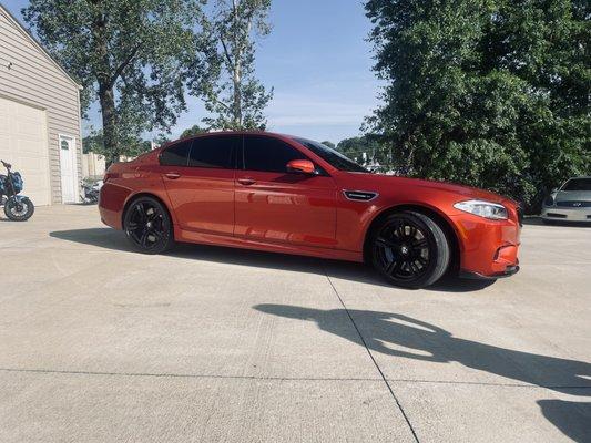 BMW M5 paint corrected and Ceramic Coated!