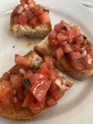 Complimentary Bruschetta