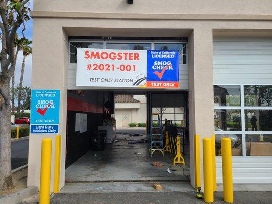 Smogster smog check entrance