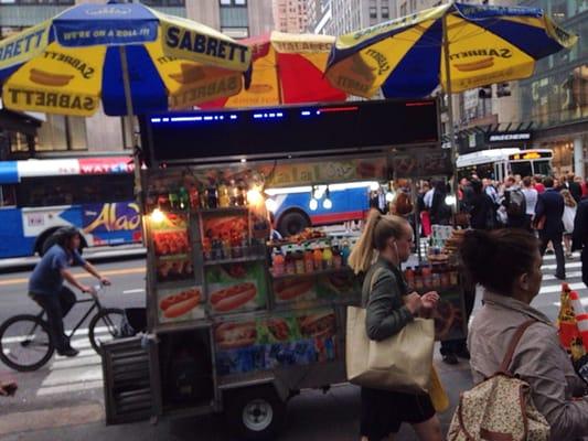 Sabrett Hot Dog Cart