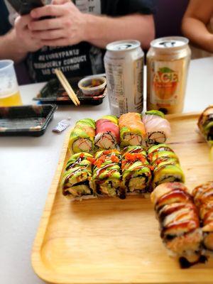 Some of the special rolls.