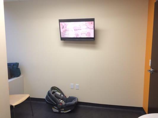 TV in Examining Room