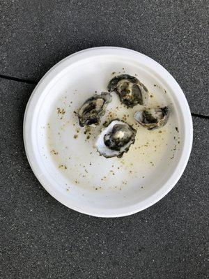 Tiny oysters, sauces not flavorful, not worthy (12)