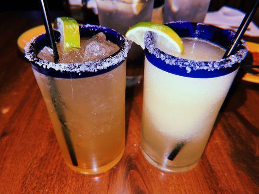 Ultimate and house margaritas