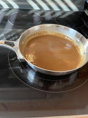 My gravy that I had to make.