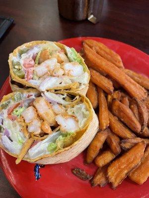 Grilled Shrimp Caesar Wrap