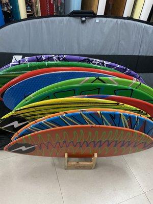 Catch A Wave has skim boards from Zap and wave Zone