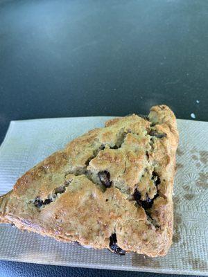 Gluten free chocolate cherry scone.