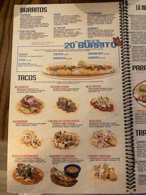 20" burrito?!!!