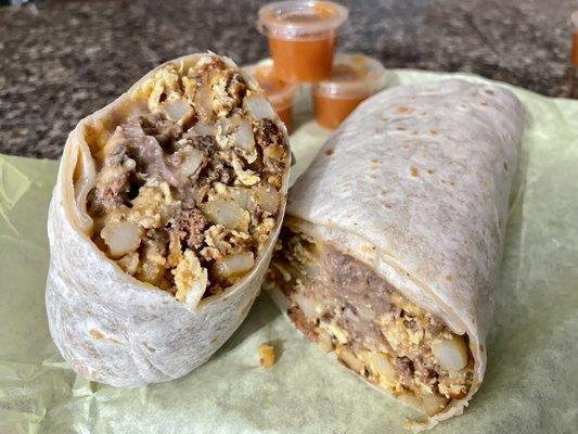 Chorizo Breakfast Burrito