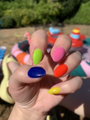 My fun summer nails by John